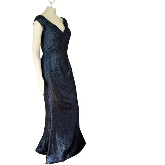 Bariano Dresses Bari Jay Sequin Bridesmaid Dress Paillette Lace Gown With  Pleated Tulle Bodice Tadashi Shoji